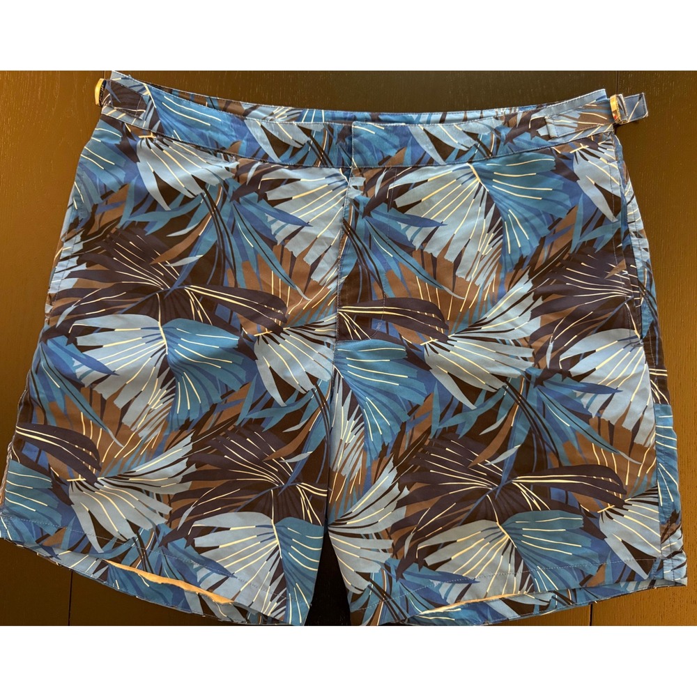 Bonobos Swim Trunk‎ Board Shorts Mens 32 Blue Adjustable Waist Surf Resortwear